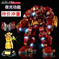 Tương thích với Lego khối xây dựng Iron Man Anti-Hulk Mech Robot Armor Giáo Dục Trẻ Em Đồ Chơi Lắp Ráp Quà Tặng Nam