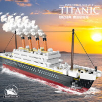 Tương thích với Lego Khối Xây Dựng Titanic Mô Hình Lớn Thuyền Trang Trí Bé Trai Lắp Ráp Đồ Chơi Giáo Dục Cao Cấp Bánh Xe Du Lịch SDRG10