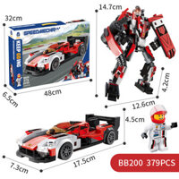 Tương thích với Lego Khối Xây Dựng Thương Hiệu Siêu Xe Đua Xe Robot Biến Hình Giáo Dục Trẻ Em Lắp Ráp Đồ Chơi Ngôi Sao