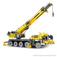 Tương thích với Lego Khối Xây Dựng Dòng Kỹ Thuật Cần Cẩu Hạng Nặng Xe Ô Tô Trẻ Em Bé Trai Đồ Chơi Giáo Dục
