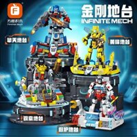 Tương thích với Lego Khối Xây Dựng Transformers Bumblebee Mecha Lắp Ráp Đồ Chơi Giáo Dục Optimus Prime Robot Quà Tặng 2.7 CETR