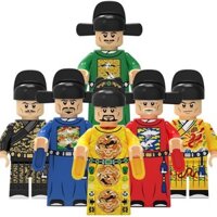 Tương thích với Lego KT1094 Quốc gia Hợp thời trang Trung cổ Hoàng đế Nhà Minh Jinyi Wei Wenguan Khối xây dựng lắp ráp Đồ chơi lắp ráp nhân vật nhỏ