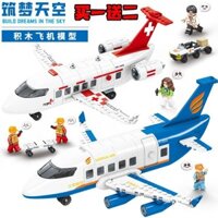 Tương thích với Lego Máy bay hàng không lớn Mô hình tàu vũ trụ Lắp ráp giáo dục Khối xây dựng Đồ chơi Quà tặng sinh nhật cho trẻ em 2.22