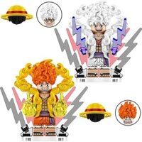 Tương thích với Lego One Piece Luffy Nika Đặt hàng tiền thưởng năm tốc độ Khối xây dựng lắp ráp Mô hình nhỏ Đồ chơi trẻ em