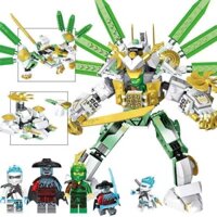 Tương thích với Lego Phantom Ninja Lloyd 's Titan Mecha Robot Boy Lắp ráp Lego Khối xây dựng Đồ chơi