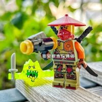 Tương thích với Lego Phantom Ninja Ghost Moro Attendance Ronan Chain Sword Master Khối xây dựng Mô hình nhỏ Đồ chơi lắp ráp LCQN