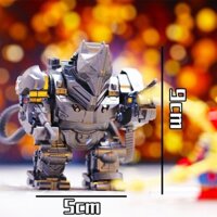 Tương thích với Lego Rhino Man Mecha Spider-Man Marvel U Tương thích Lego Rhino Man Mecha Spider-Man Marvel Universe Villain Boy Avengers Khối xây dựng Đồ chơi 08.31