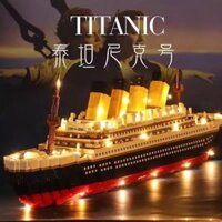 Tương thích với LEGO Titanic, khối xây dựng giáo dục khổng lồ cho trẻ em, quà sinh nhật cho bé trai [djy]