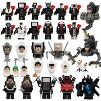 Tương thích với Lego Toilet Man vs Monitor Doll Titan Loa Man và TV Man Hình Lắp Ráp Khối Xây Dựng Đồ Chơi