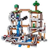 ◙♘♛Tương thích với Lego Minecraft 10179 khối xây dựng xếp hình trẻ em 21118 túi 79074 giải phóng mặt bằng11