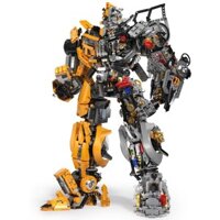 Tương thích với Lego Transformers Optimus Prime Robot Model Iron Man Anti-Hulk Mecha Khối xây dựng Đồ chơi bé trai Quà tặng năm mới 12.31