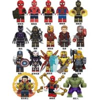 Tương thích với Lego Spider-Man Iron Man MK85 Marvel Avengers Thor Venom Khối xây dựng Đồ chơi mô hình nhỏ