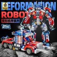 Tương thích với Lego Transformers Mecha Khối xây dựng Bumblebee Optimus Prime lắp ráp dành cho trẻ em