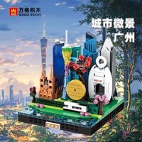 Tương thích với Lego
Cảnh đường phố thành phố
Tháp Canton
Bộ lắp ráp giáo dục trẻ em các khối xây dựng hạt nhỏ