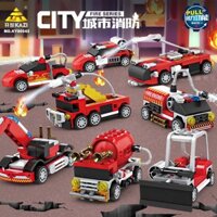 Tương thích với Lego
Mô hình lắp ráp xe cứu hỏa thành phố
Đồ chơi lắp ráp khối xây dựng hạt nhỏ cho bé trai