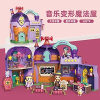 Tương thích với Lego
Ngôi nhà ma thuật lâu đài lớn biệt thự công chúa nhà đồ chơi cho bé trai