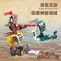 Tương thích với Lego
Tàu cướp biển sáu trong một
Đồ chơi khối lắp ráp hạt nhỏ