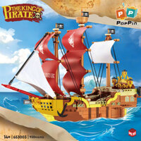 Tương thích với Lego
Tàu cướp biển đồ chơi lắp ráp mô hình đồ chơi cho bé trai