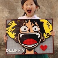 Tương thích với máy bay LEGO Brick Luffy