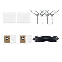 Tương thích với máy hút bụi Robot lai Eufy Clean L50 / L50 SES / L60 / L60 Bàn chải chính / Bàn chải bên / Bộ lọc + Thay thế phụ tùng vải lau nhà