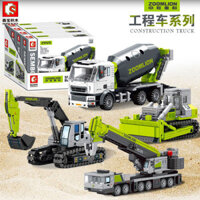 Tương thích với máy xúc, xe tải, cần cẩu, máy ủi LEGO, đồ chơi mô hình giáo dục lắp ráp cho bé trai Hàng giao ngay