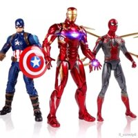 Tương thích với mô hình con rối làm bằng tay LEGO Iron Man đồ chơi di chuyển chung Marvel Avengers chính hãng
