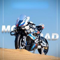 Tương thích với mô tô Lego BMW M1000RR khó mô hình đồ chơi lắp ráp khổng lồ Ducati mô hình cậu bé