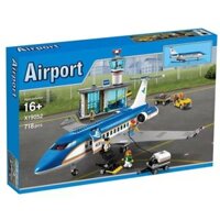 Tương Thích Với Nhà Ga Sân Bay Lego City Series60104Quà Tặng Đồ Chơi Khối Lắp Ráp Trí Tuệ Cho Trẻ Em02043