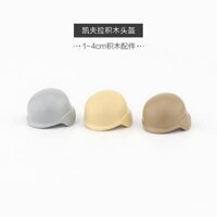 Tương thích với phụ kiện chiến thuật mô hình quân đội REGO, mũ, mũ bảo hiểm Kevlar, các hạt nhựa nhỏ, đồ chơi khối xây dựng