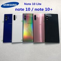 Tương thích với Samsung Galaxy Note 10 NOTE10 Plus Vỏ pin phía sau cửa sau Vỏ máy ảnh Khung ống kính thủy tinh