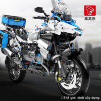 Tương thích với Tech 1:5 BMW Waterfowl Đại Quỷ Xe Máy Khó Lắp Ráp Khối Xây Dựng Đồ Chơi Quà Tặng Nam