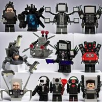 Tương thích với Toilet Man vs Monitor Doll Titan Loa Man và TV Man Hình Lắp Ráp Đồ Chơi Khối Xây Dựng