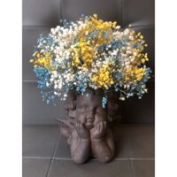 Tượng Thiên Thần mix Hoa Bi khô