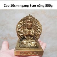 Tượng Thiên thủ thiên nhãn bằng đồng MS36a