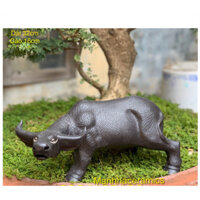 Tượng tiểu cảnh Trâu dài 32cm gốm sứ Bát Tràng Giá