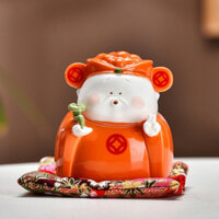 Tượng Tiểu Thần Tài may mắn như ý phong cách dễ thương - quà tặng trang trí