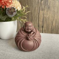 Tượng trà di lặc tử sa