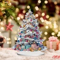 Tượng trang trí máy tính để bàn cây thông Noel cho tủ TV trong nhà Phòng khách