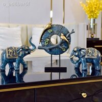 Tượng trang trí phòng khách, decor tủ phòng khách kệ tivi tủ rượu quà tân gia-JiuGui88