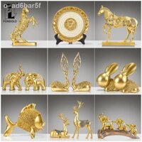 Tượng trang trí phòng khách, decor tủ phòng khách kệ tivi tủ rượu quà tân gia-JiuGui124