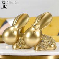 Tượng trang trí phòng khách, decor tủ phòng khách kệ tivi tủ rượu quà tân gia-JiuGui49