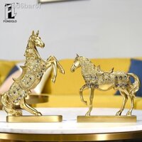 Tượng trang trí phòng khách, decor tủ phòng khách kệ tivi tủ rượu quà tân gia-JiuGui100