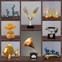 Tượng trang trí phòng khách, decor tủ phòng khách kệ tivi tủ rượu quà tân gia-JiuGui82