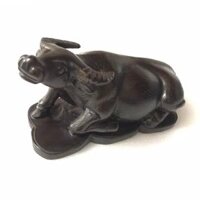 [tượng] Trâu Gỗ Muồng Tttgm041-tường Thuận