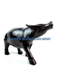 Tượng Trâu Gỗ Trang Trí Phong Thuỷ | Gỗ Tràm nguyên khối | Size Nhỏ