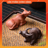 Tượng trâu mini trang trí bàn trà tiểu cảnh mô hình bonsai
