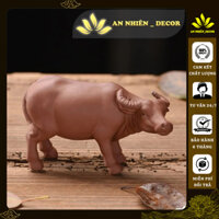 Tượng Trâu Sứ (Gốm Tử Sa) Trang Trí Góc Làm Việc, phòng khách, bàn trà, tiểu cảnh, bể cá Siêu dễ thương