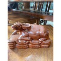 Tượng trâu, tượng chuột gỗ Hương tài lộc để bàn