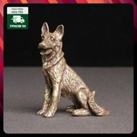 Tượng Trưng Bày Hình Con Con Chó Becgie Size Lớn (Kích cỡ: 6.0 x 4.7cm)