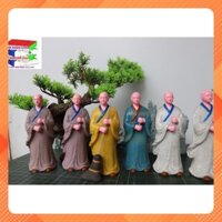 Tượng vô danh quét chùa 16cm, trang trí nhà cửa, cây cảnh, bể cá, sân vườn, để bàn làm việc,  ...
